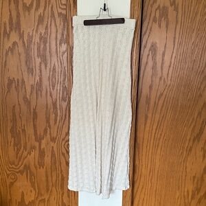 Brandy Melville Cream Knit Maxi Skirt